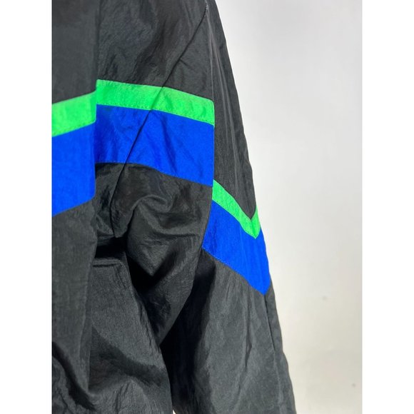 Casual Club Vintage Retro Windbreaker  M Black   Nylon - Picture 2 of 16